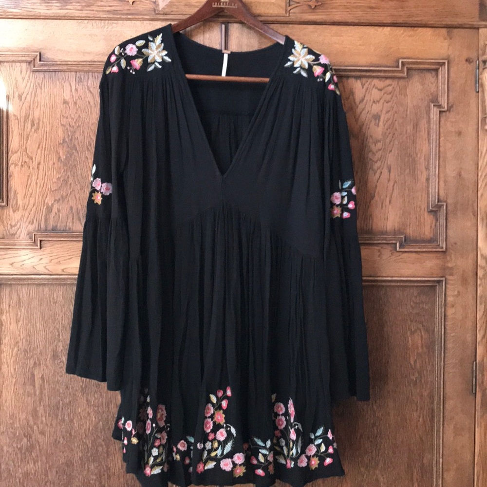 Free People Embroidered Te Amo Dress / Tunic